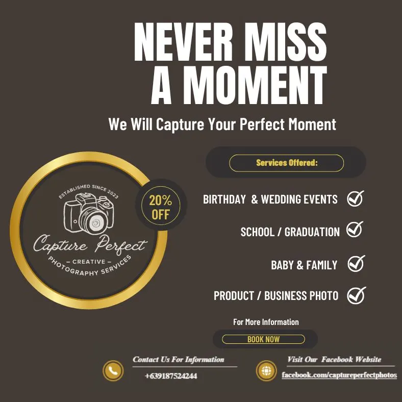 Capture Perfect never miss a moment campaign